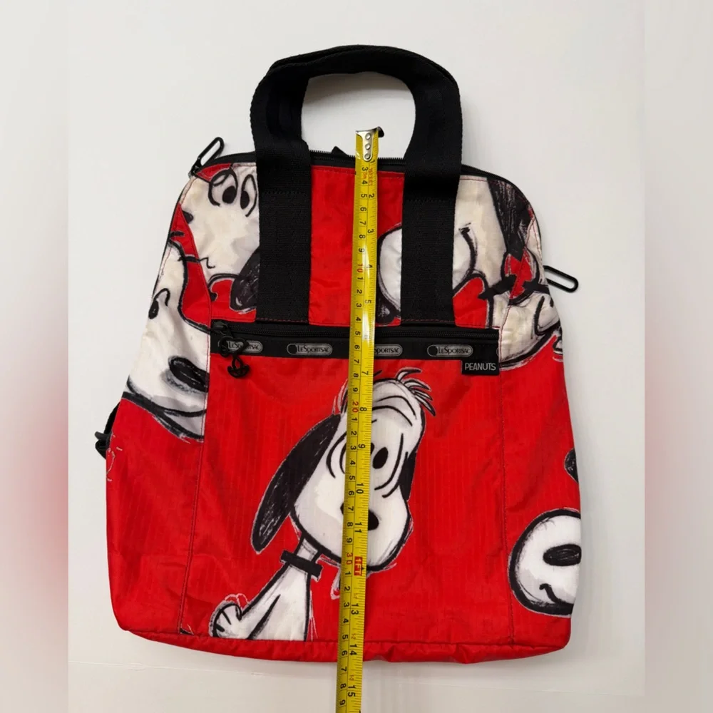 Lesportsac Peanuts Bag pack Snoopy, Red - Picture 2 of 7